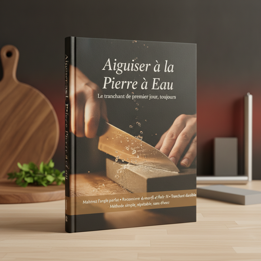 Aiguiser à la pierre à eau : la méthode complète, pas à pas