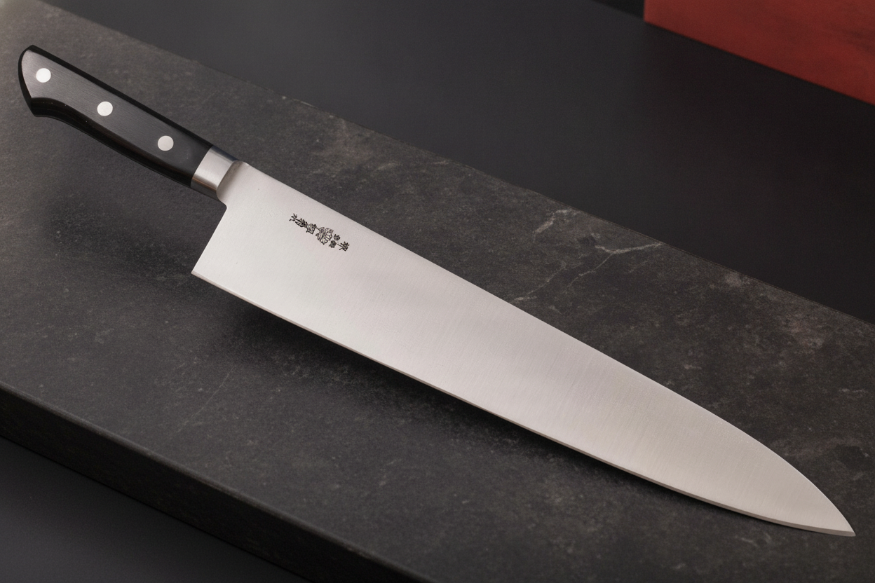 Couteau Gyuto 360 mm en acier au carbone