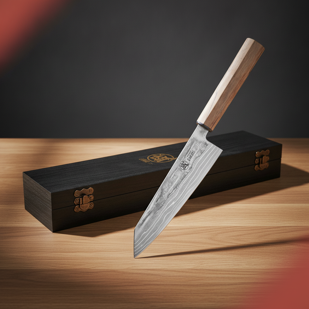 Couteau Kiritsuke Damas 129 Couches S35VN
