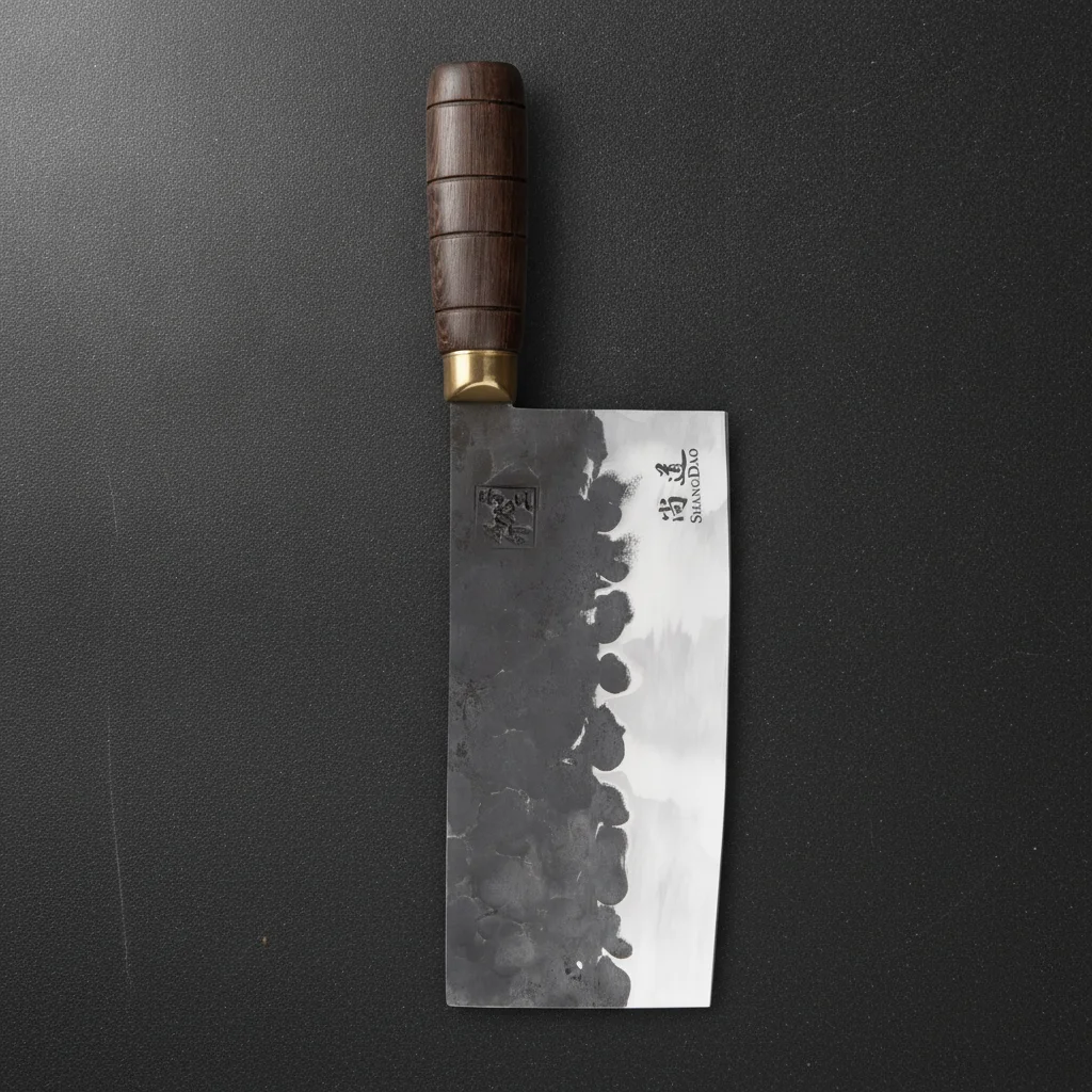 Couperet chinois à os 8 pouces — Couteau à découper noir