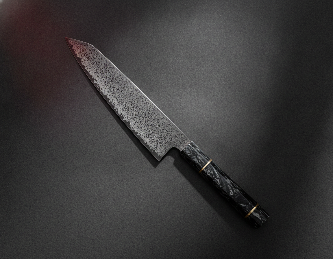 Ensemble de Couteaux Kiritsuke et Nakiri Damas