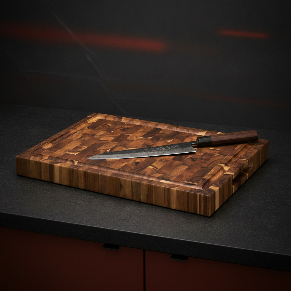 Planche à découper en bois d'acacia Cooper