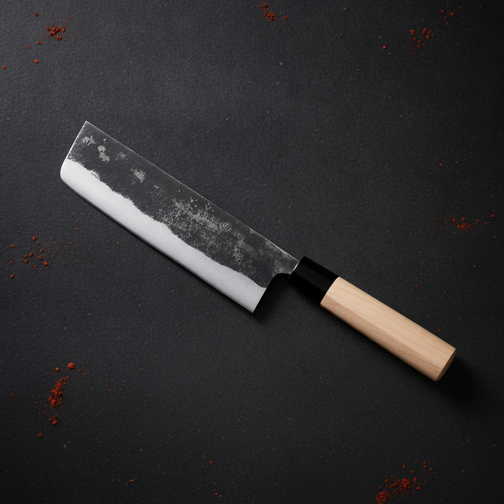 Couteau Nakiri Aogami #2 170 mm Finition Kurouchi
